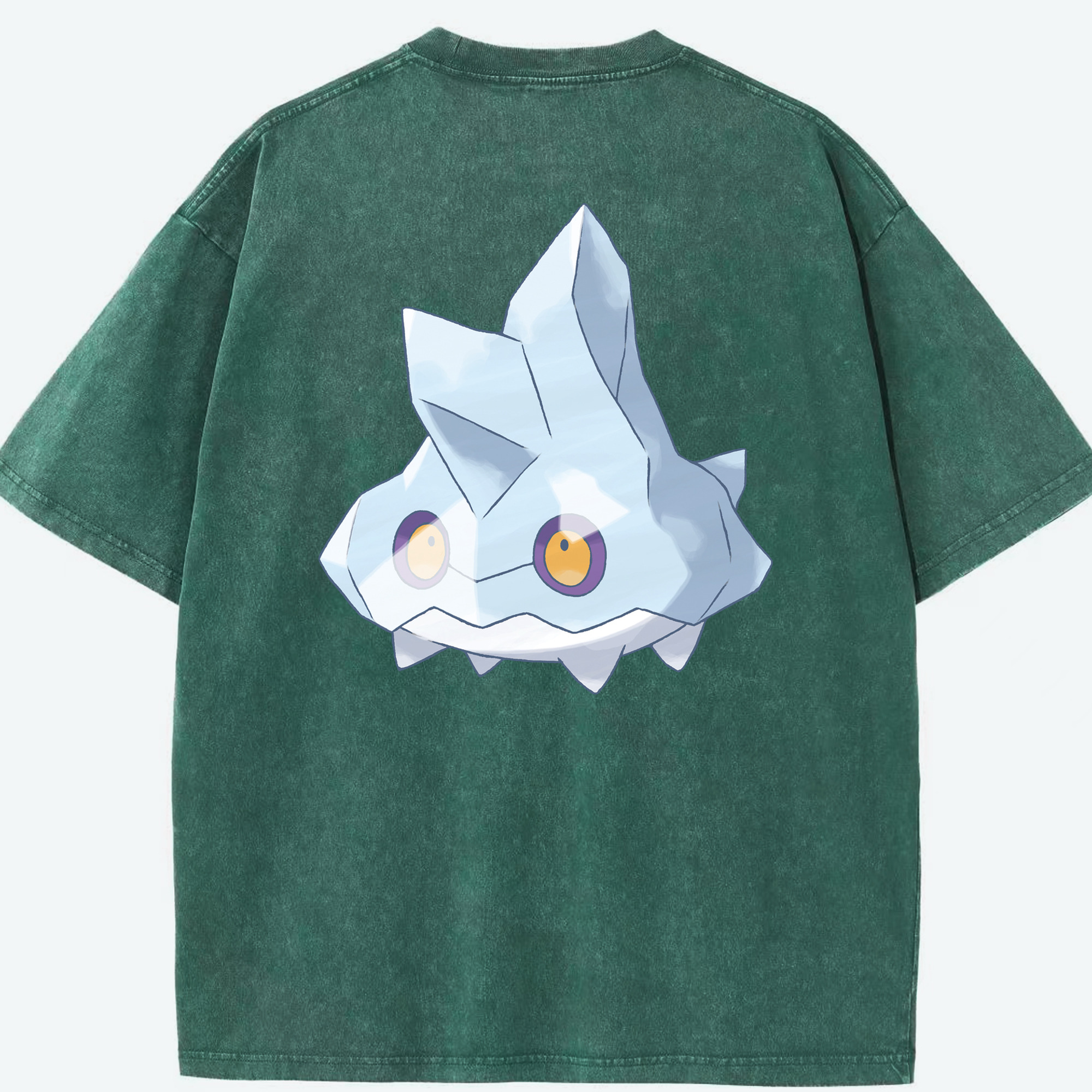 （画像用） ポケットモンスター Pokémon 綿100% ヴィンテージ風 半袖Tシャツ（背面プリント）